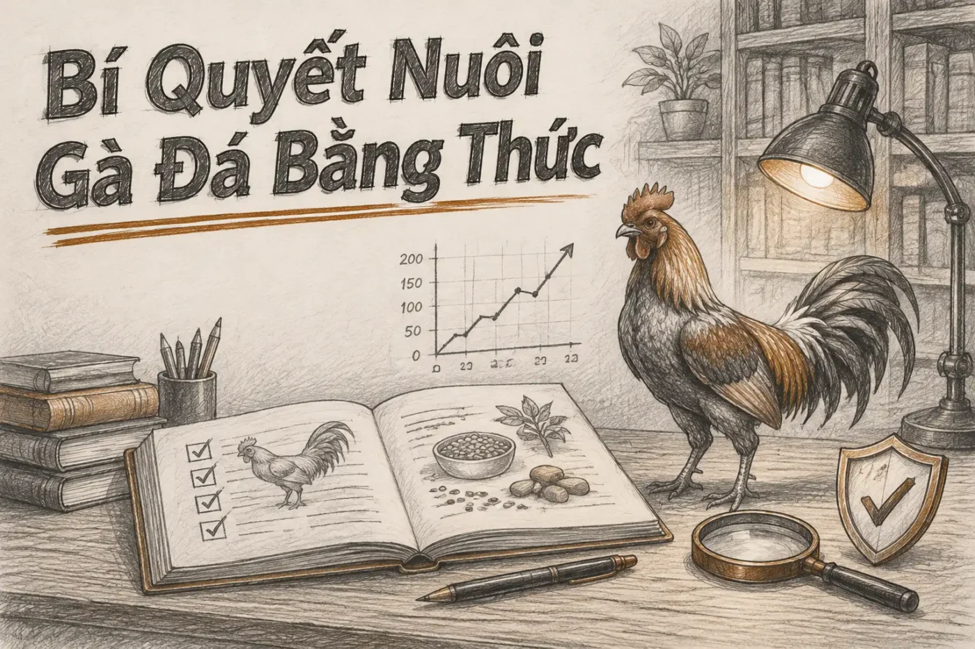 Bí quyết nuôi gà đá bằng thức ăn tự nhiên – Tạo ưu thế tự nhiên 2025