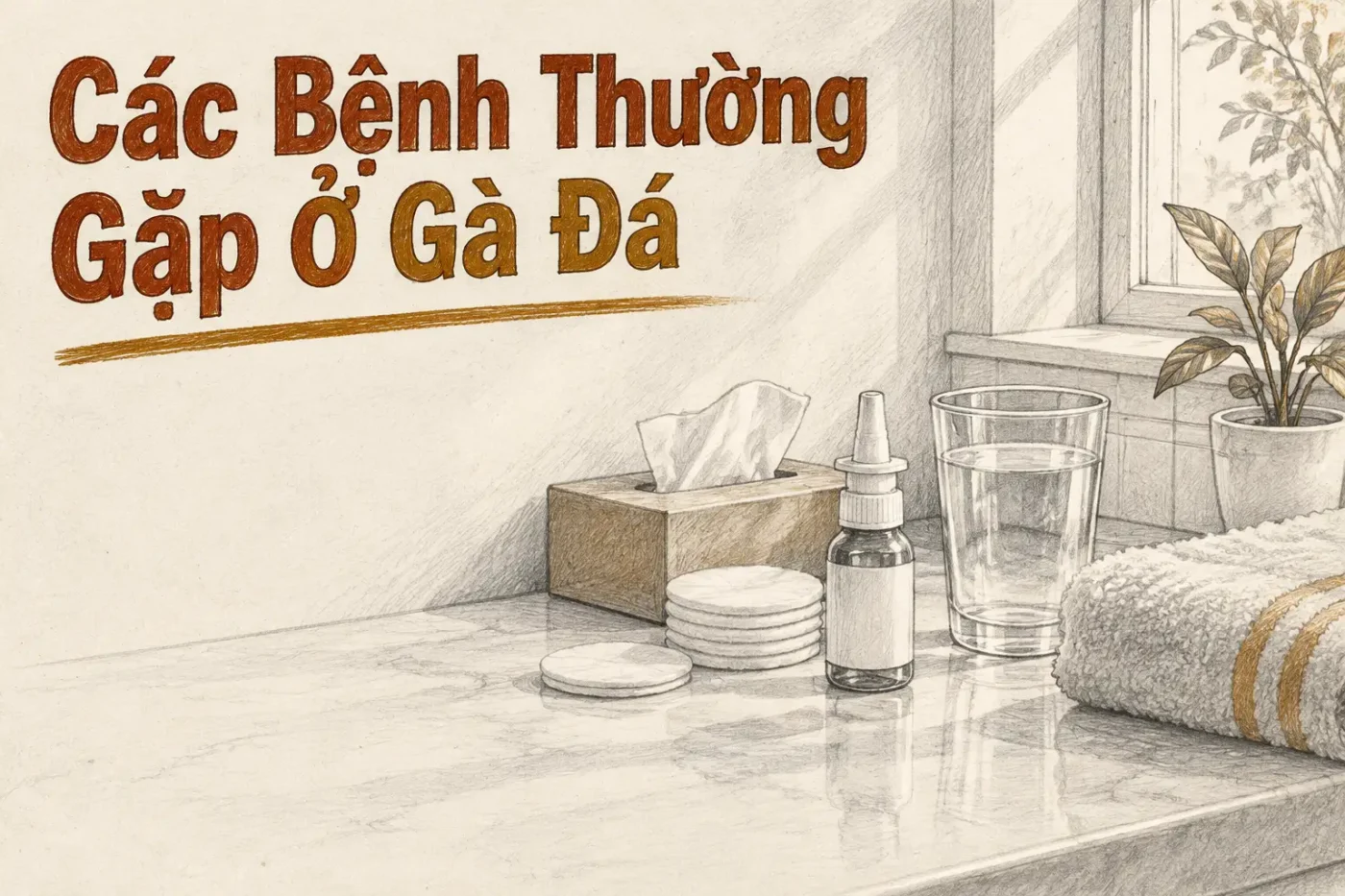 Các bệnh thường gặp ở gà đá – Giải pháp chăm sóc gà tốt nhất 2025