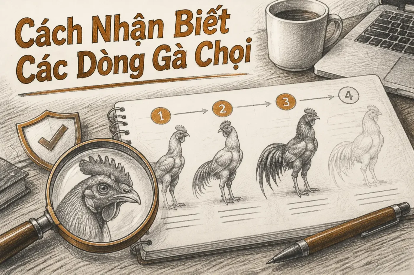 Cách nhận biết các dòng gà chọi hay