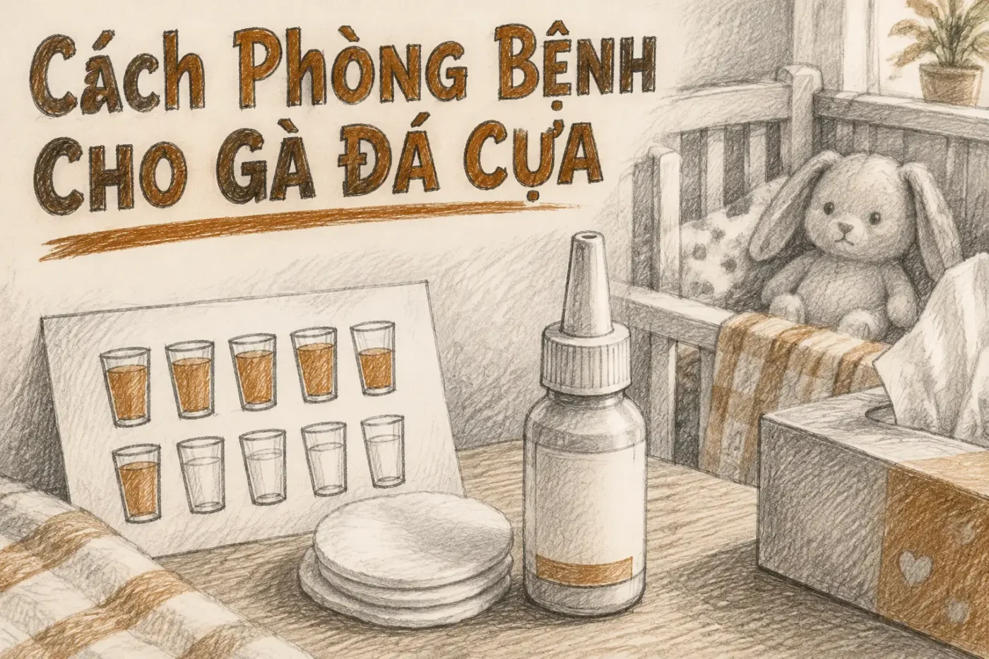 Cách phòng bệnh cho gà đá cựa sắt