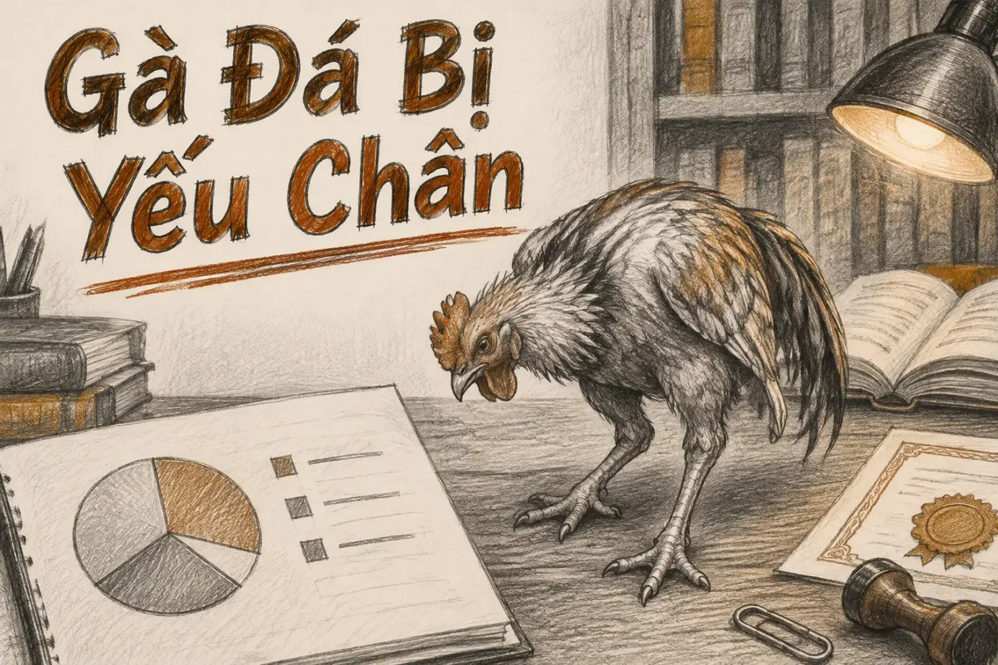Gà đá bị yếu chân – Nguyên nhân và cách khắc phục