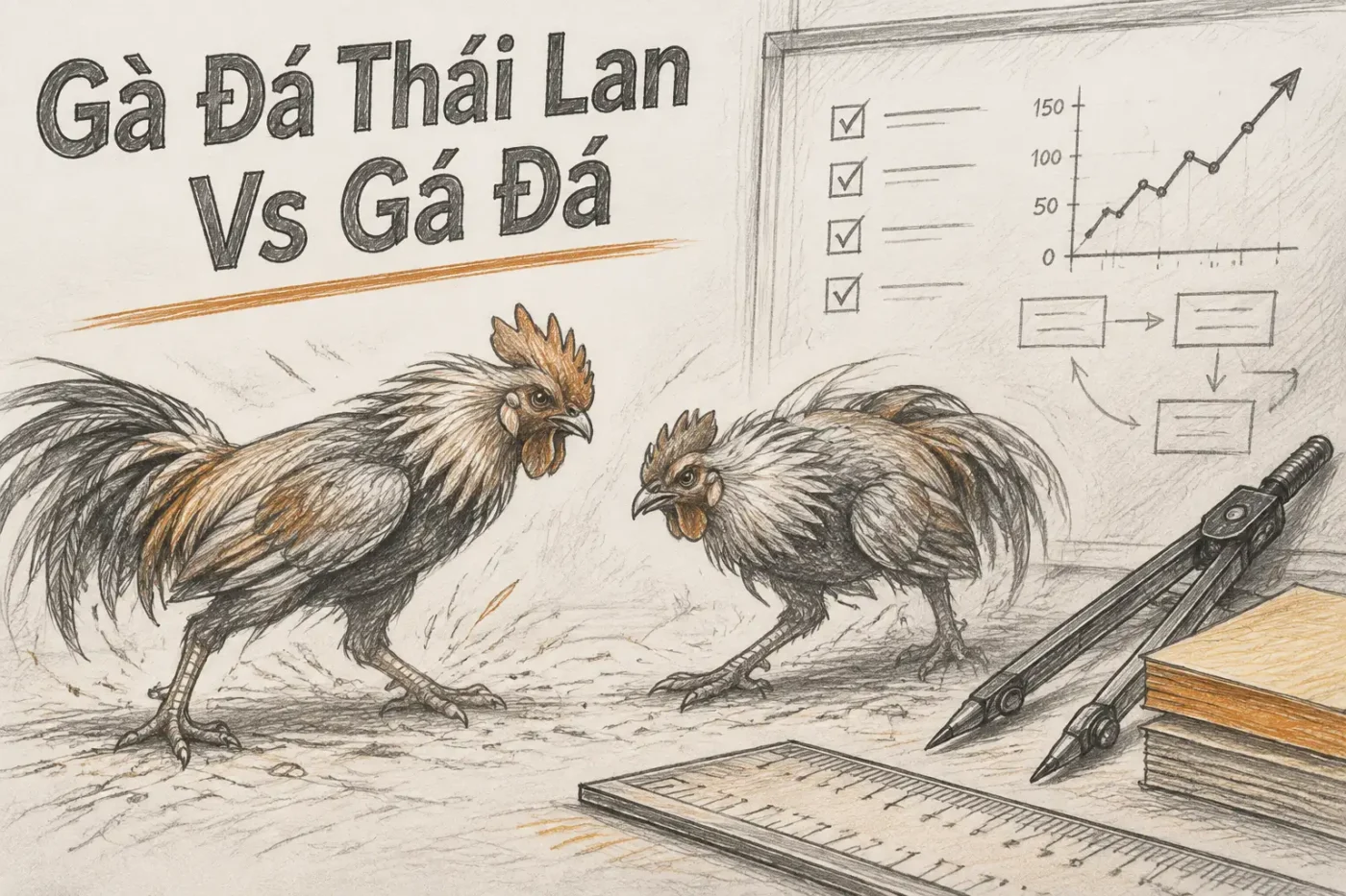 Gà đá Thái Lan vs gà đá Mỹ – So tài giữa các chiến kê huyền thoại 2025