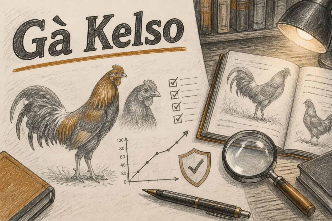 Gà Kelso – giống gà đá cựa sắt hàng đầu