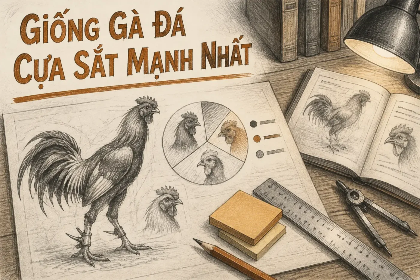 Giống gà đá cựa sắt mạnh nhất – Làm chủ sới đá 2025
