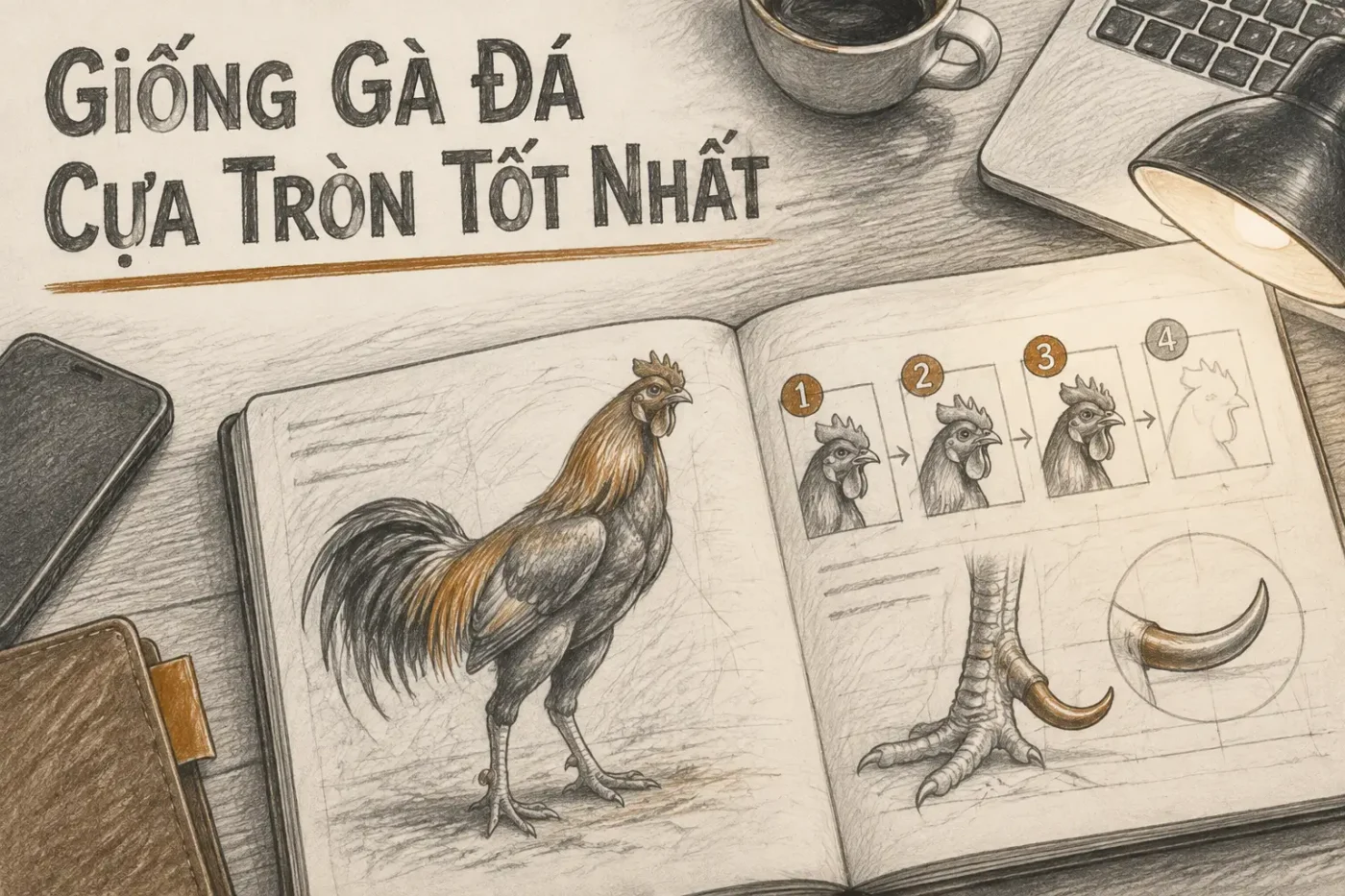 Giống gà đá cựa tròn tốt nhất