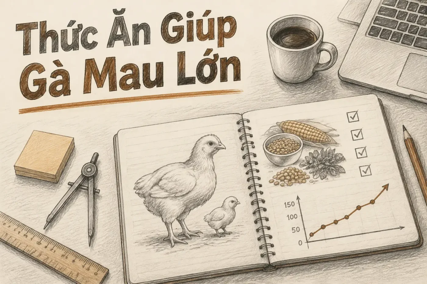 Thức ăn giúp gà mau lớn – Tăng trưởng nhanh chóng cho chiến kê 2025